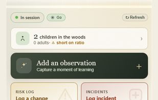 The Forest School App screenshot 1