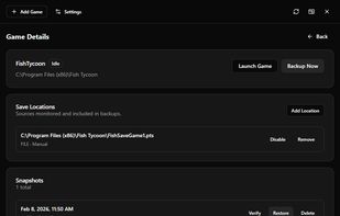 The Game Saver screenshot 1