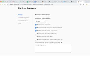 The Great Suspender screenshot 2