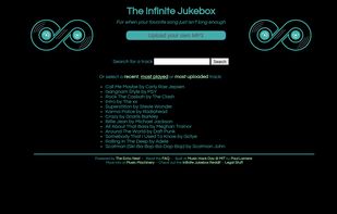 The Infinite Jukebox screenshot 1