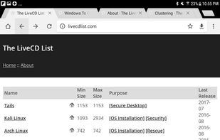 The LiveCD List screenshot 2