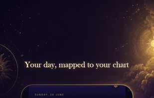 Personalized daily guidance based on unique natal chart, multi-layer transits, solar arcs and lunar timings