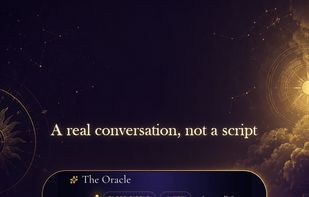 Oracle chat that layers astrology analysis with tarot and numerology