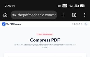 It's a pdf compressor tool