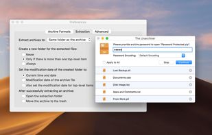 The Unarchiver screenshot 1