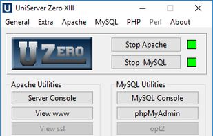 The Uniform Server screenshot 1