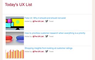 The UX List screenshot 2