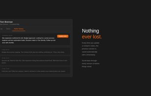 Notes logging