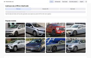 TheCarCodex screenshot 1
