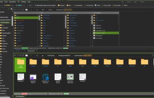 Horisontal split + Listview + Iconview