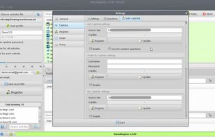 themaRegister screenshot 2