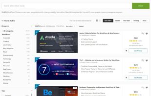 ThemeForest screenshot 1