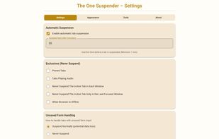 TheOneSuspender screenshot 2