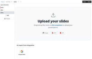Slide import