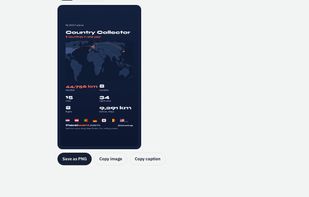 Your year-in-review card, ready to share