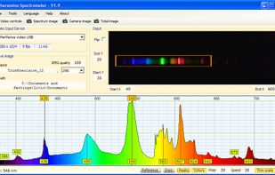 Theremino Spectrometer screenshot 1