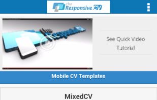 TheResponsiveCV screenshot 1