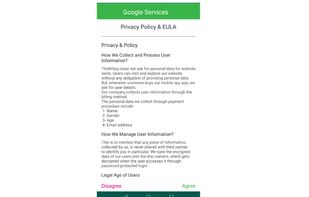 Accept TheWiSpy app Privacy policy