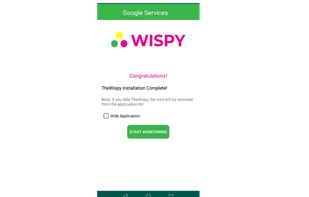TheWiSpy app icon hide screen