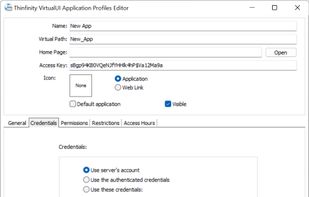 Thinfinity VirtualUI does not require any plugins, add-ons, or additional installations on the client side. Just set the access permissions and provide a 100% web-based experience.