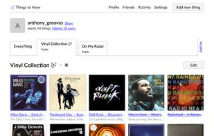 Works like Vinyl collection/wishlist