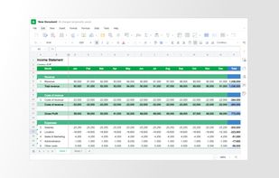 Organize, calculate, and analyze business data with a full-featured browser-based spreadsheet application.