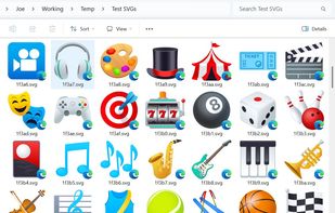 Thio's SVG Thumbnail Extension screenshot 1