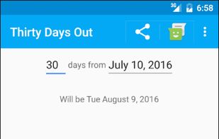 Thirty Days Out screenshot 1