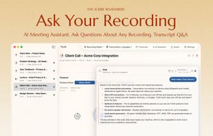 AI Chat interface answering "What makes Thoth Secure?" with detailed on-device architecture breakdown