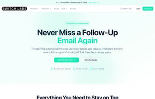 Thread Pilot Gmail follow-up dashboard