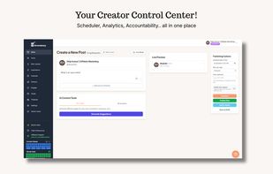 The Creator control center