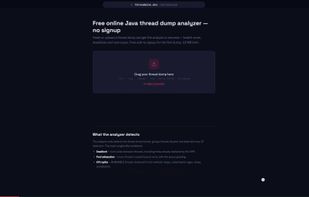 Paste or upload a dump — free, no signup