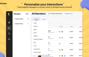 Threado AI screenshot 2