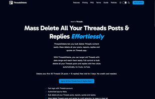 Threads Delete screenshot 1