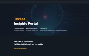 Threat Insights Portal screenshot 3