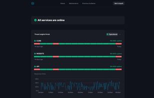 Status check of the page's services