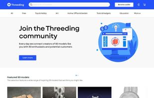 Threeding.com screenshot 1