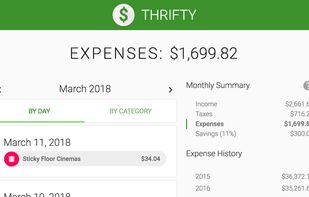 Thrifty screenshot 1