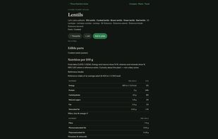 Thrive Nutrition  screenshot 1