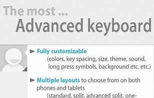 Thumb Keyboard screenshot 1