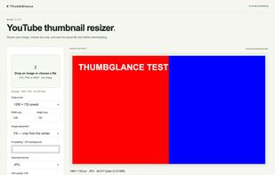 Thumbnail resizer with exact dimensions, Fit/Fill placement, adjustable JPG quality and actual output bytes.