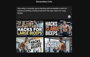 Main interface for generating