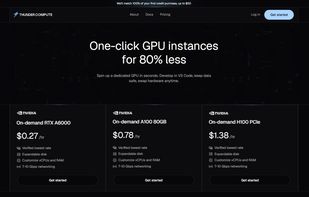 Thunder Compute screenshot 1