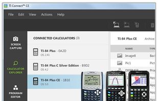 TI Connect CE screenshot 1