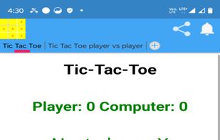 Tic Tac Toe vs Computer  screenshot 1