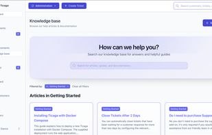 Knowledge base Extension preview.