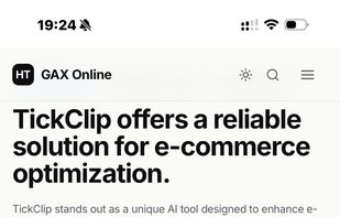 Tickclip screenshot 1