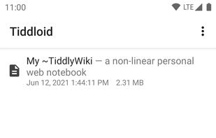 Tiddloid screenshot 1