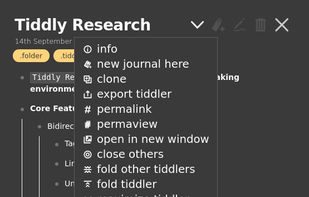 Tiddly Research screenshot 1