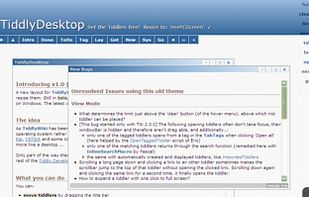 TiddlyDesktop screenshot 1